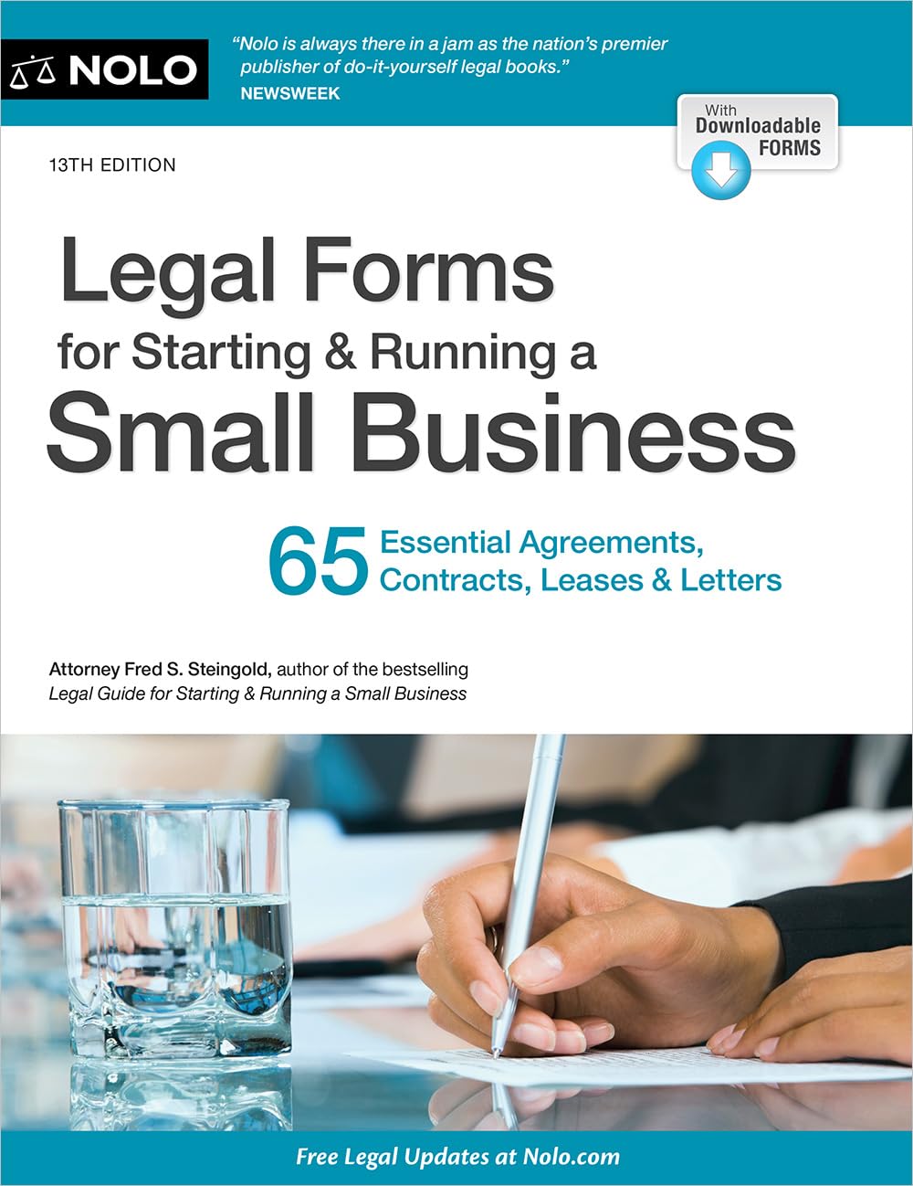 Legal Forms for Starting & Running a Small Business: 65 Essential Agreements, Contracts, Leases & Letters (13TH ed.) - MO Corrections Bookstore