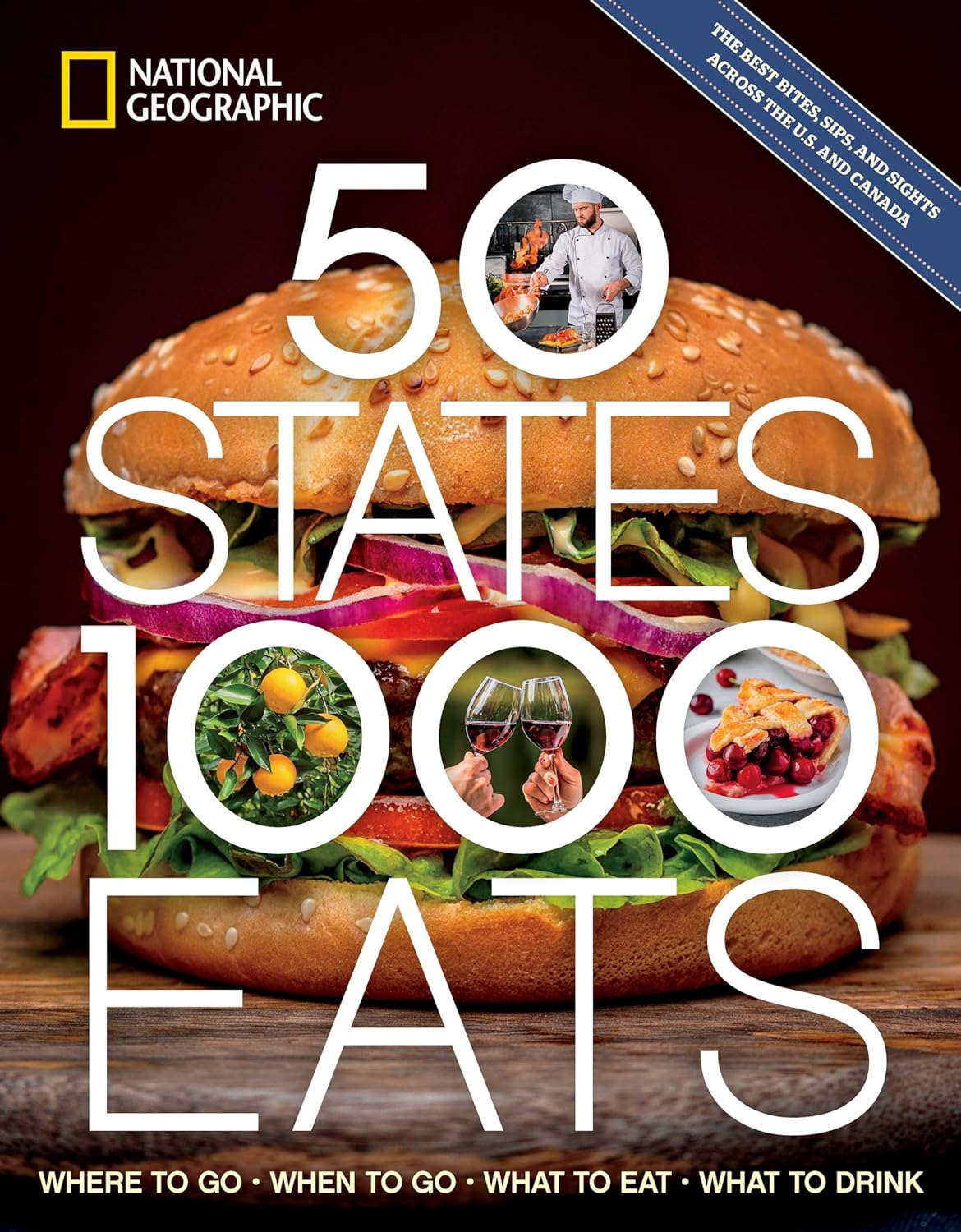 50 States, 1,000 Eats - Where to Go, When to Go, What to Eat, What to Drink (5,000 Ideas) - MO Corrections Bookstore