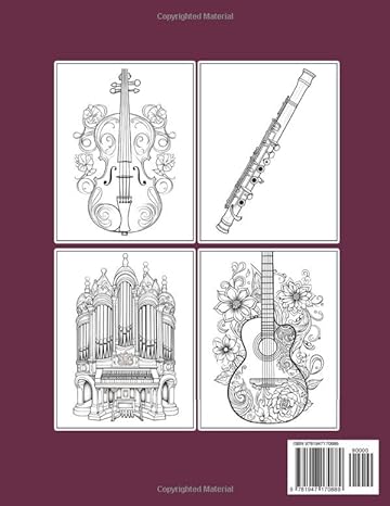Music Coloring Book For Inmates: 70 Coloring Pages For Adults With Beautiful Stress Relieving Designs for Relaxation, Mindfulness, Gift For Men Women In Jail And Music Lovers Paperback – October 6, 2023 - MO Corrections Bookstore