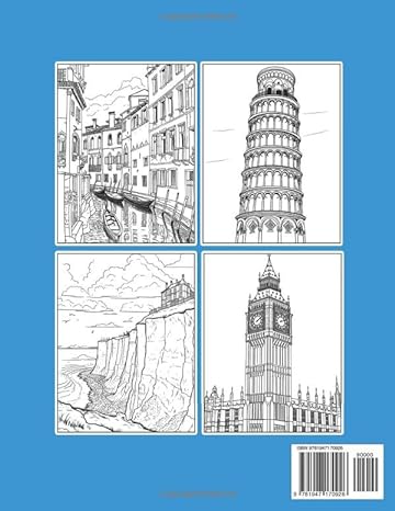 Travel Coloring Book For Inmates: 70 Coloring Pages For Adults With Beautiful Stress Relieving Designs for Relaxation, Mindfulness, Gift For Men Women In Jail And Travel Lovers - MO Corrections Bookstore