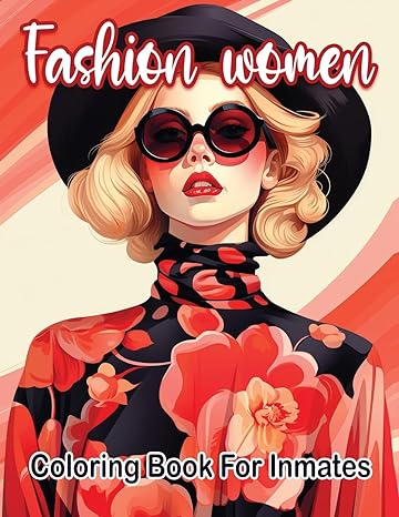 Fashion woman coloring book for inmates - MO Corrections Bookstore