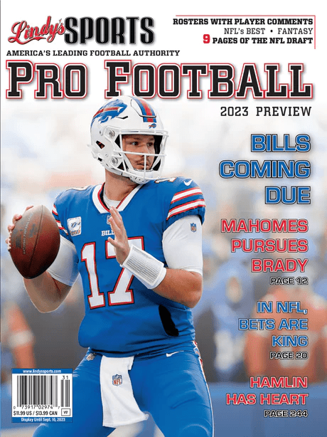 Lindy's 2023 Pro Football Magazine - MO Corrections Bookstore
