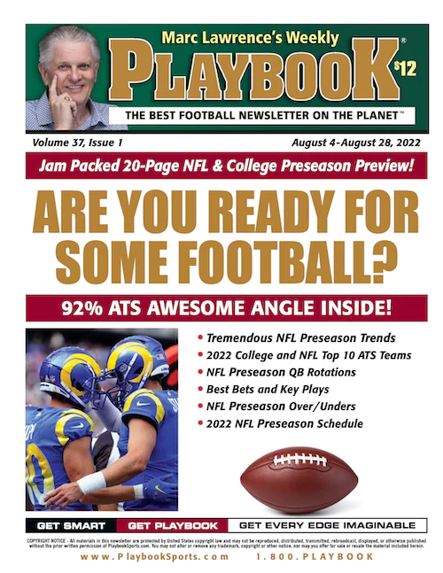 Marc Lawrence 2023 Playbook Football Combo Magazine & Newsletter - Preorder - MO Corrections Bookstore
