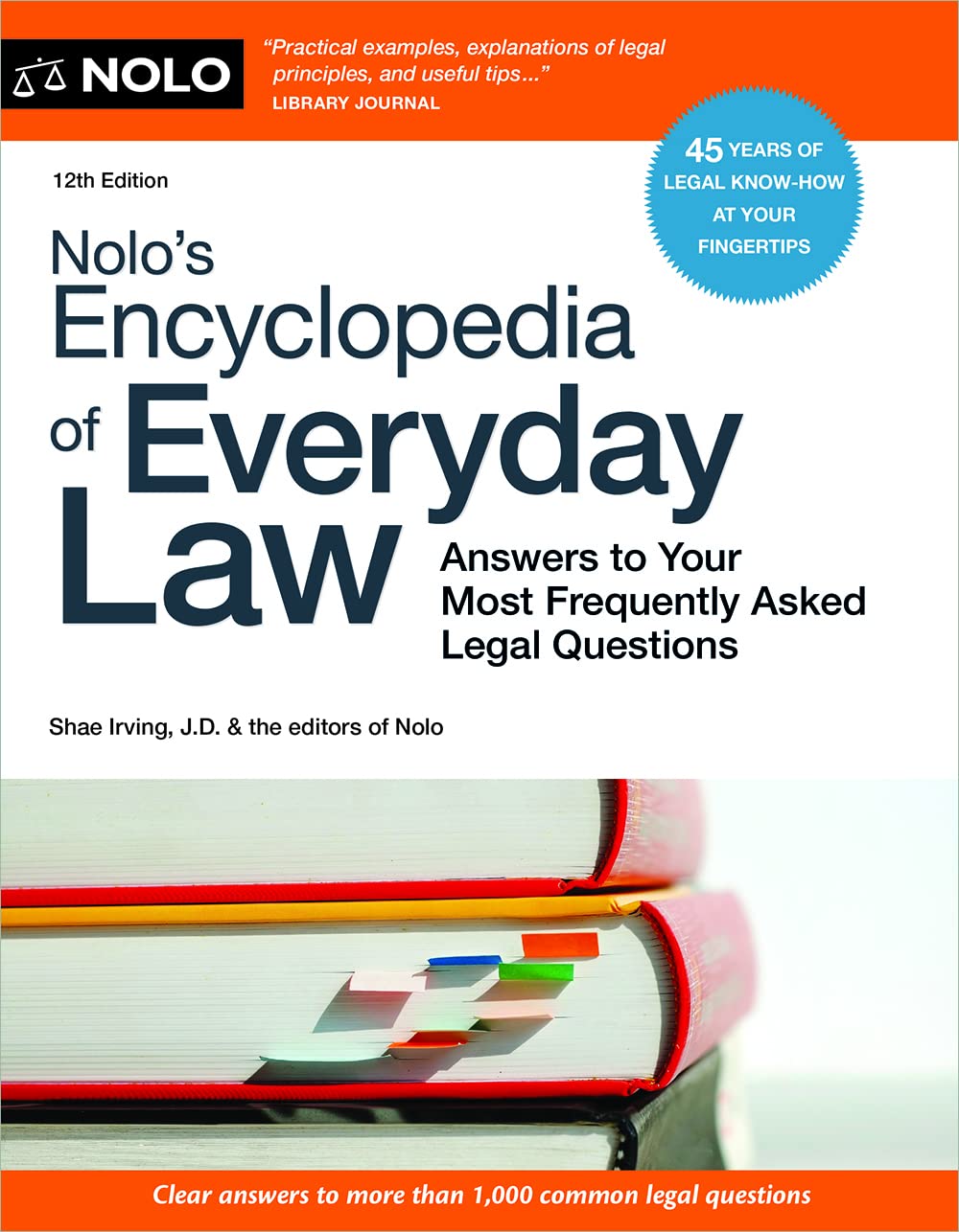 Nolo's Encyclopedia of Everyday Law - MO Corrections Bookstore