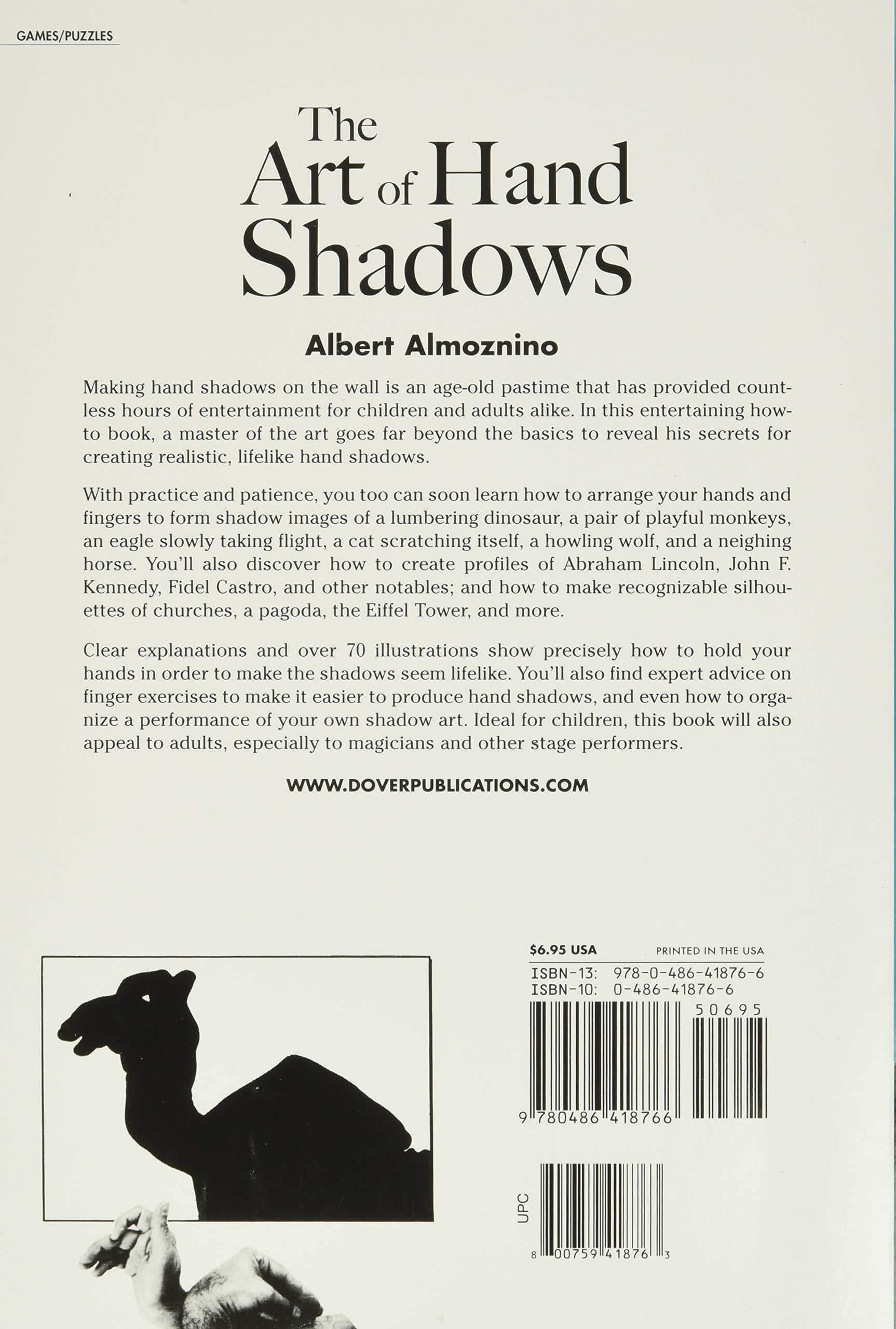 Art of Hand Shadows Games & Activities | Puzzles Almoznino, Albert