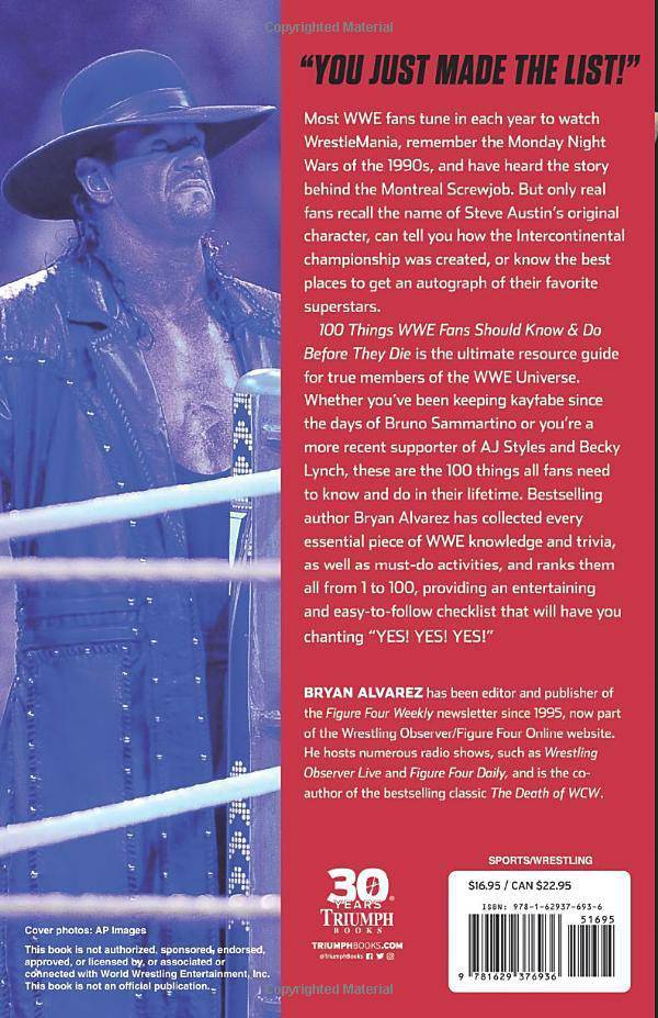 100 Things Wwe Fans Should Know & Do Before They Die - MO Corrections Bookstore