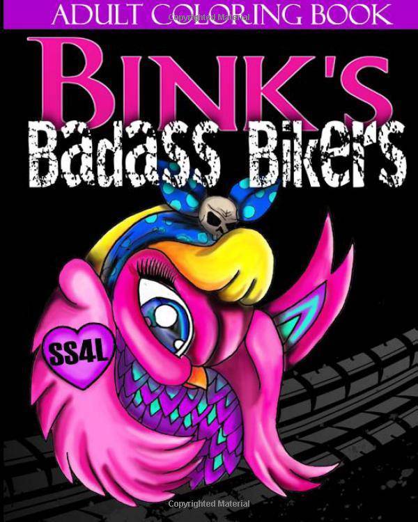 Bink's Badass Bikers - Adult Coloring Book - MO Corrections Bookstore
