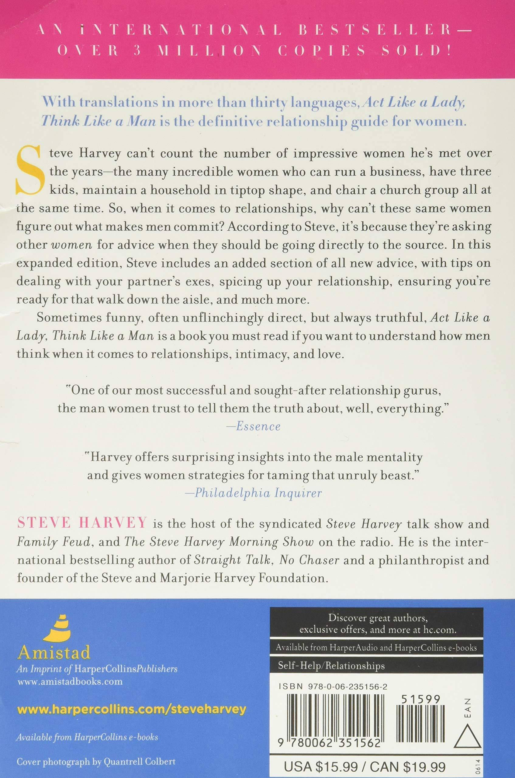 Act Like a Lady, Think Like a Man: What Men Really Think about L