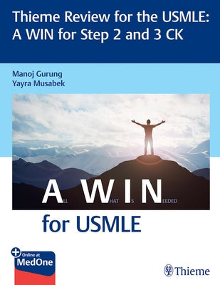 Thieme Review for the Usmle(r) a Win for Step 2 and 3 Ck Paperback Thieme Medical Publishers