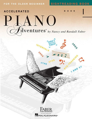 Accelerated Piano Adventures for the Older Beginner - Sightreading Book 1 Paperback Hal Leonard Publishing Corporation