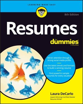 Resumes for Dummies Paperback For Dummies
