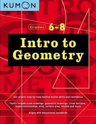 Kumon Grades 6-8 Intro to Geometry Paperback Kumon Publishing North America