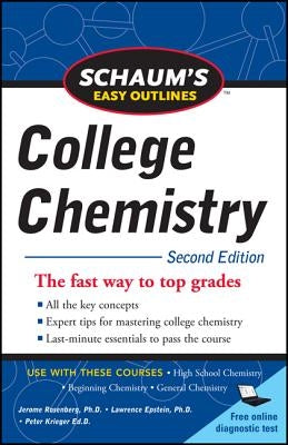 Schaum's Easy Outlines of College Chemistry, Second Edition Paperback McGraw-Hill Companies