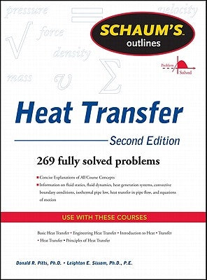 Schaum's Outline of Heat Transfer, 2nd Edition Paperback McGraw-Hill Companies