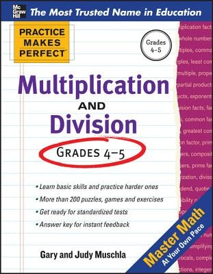 Practice Makes Perfect Multiplication and Division Paperback McGraw-Hill Companies