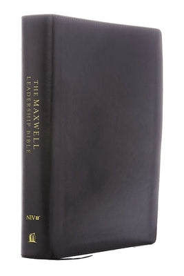 Niv, Maxwell Leadership Bible, 3rd Edition, Premium Bonded Leather, Burgundy, Comfort Print Bible Thomas Nelson