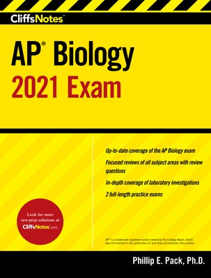 Cliffsnotes AP Biology 2021 Exam Paperback Course Hero, Inc.