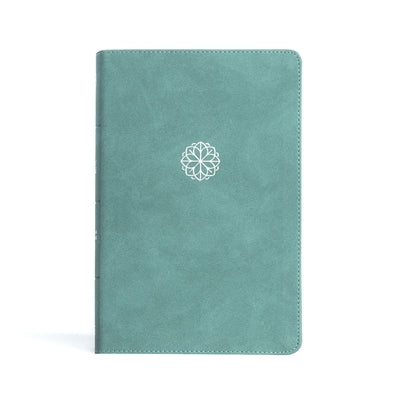 CSB Personal Size Giant Print Bible, Earthen Teal Leathertouch Bible Holman Bibles