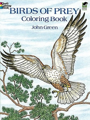 Birds of Prey Coloring Book Paperback Dover Publications