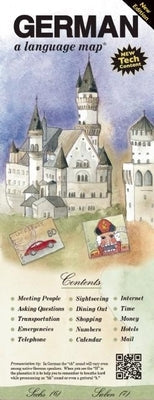 German a Language Map: Quick Reference Phrase Guide for Beginning and Advanced Use. Words and Phrases in English, German, and Phonetics for E Paperback Bilingual Books (WA)