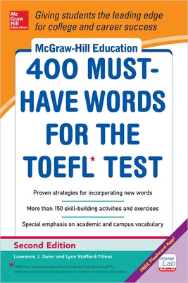 McGraw-Hill Education 400 Must-Have Words for the Toefl, 2nd Edition Paperback McGraw-Hill Companies