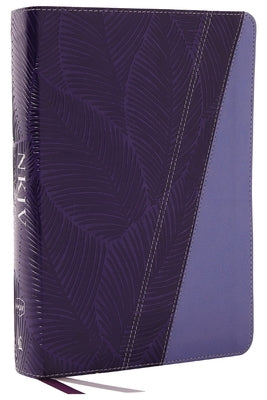 NKJV Study Bible, Leathersoft, Purple, Full-Color, Thumb Indexed, Comfort Print: The Complete Resource for Studying God's Word Bible Thomas Nelson