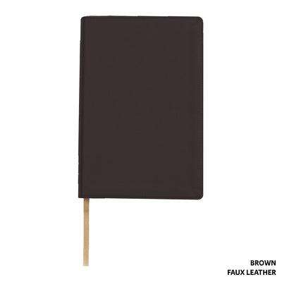 Lsb, 2 Column Verse-By-Verse, Brown Faux Leather Bible Steadfast Bibles