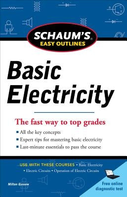 Schaum's Easy Outlines Basic Electricity Paperback McGraw-Hill Companies