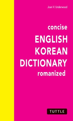 Concise English-Korean Dictionary Paperback Tuttle Publishing