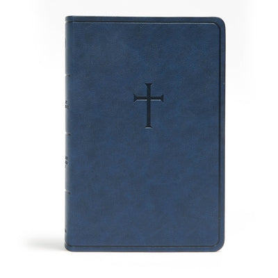 CSB Everyday Study Bible, Navy Cross Leathertouch Bible Holman Bibles