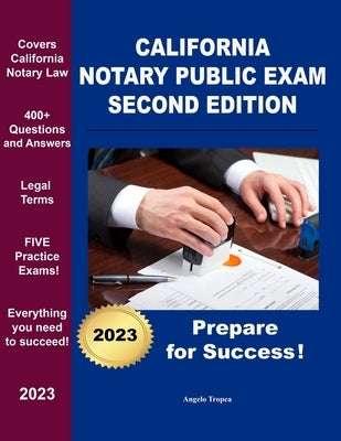 California Notary Public Exam Second Edition Paperback Independently Published