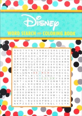 Disney Word Search and Coloring Book Paperback Thunder Bay Press