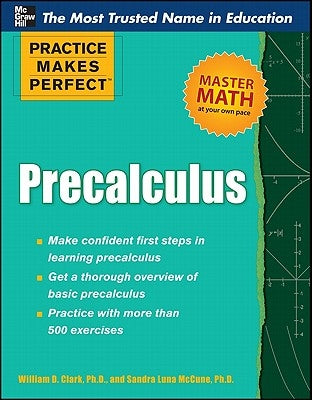Practice Makes Perfect Precalculus Paperback McGraw-Hill Companies