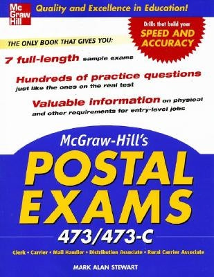McGraw-Hill's Postal Exams 473/473C Paperback McGraw-Hill Companies
