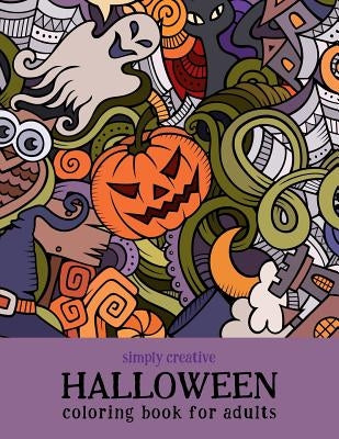 Simply Creative Halloween Coloring Book for Adults Paperback Simply Creative