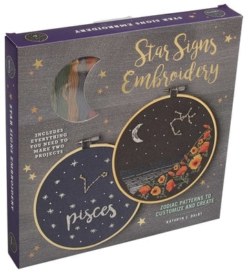 Star Signs Embroidery: Zodiac Patterns to Customize and Create Paperback Thunder Bay Press