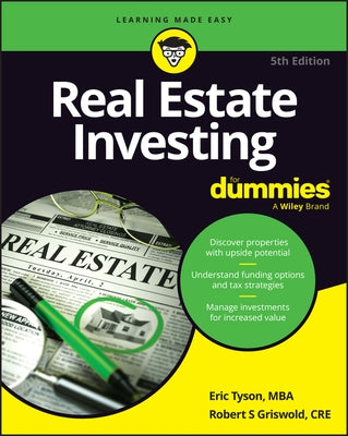 Real Estate Investing for Dummies Paperback For Dummies