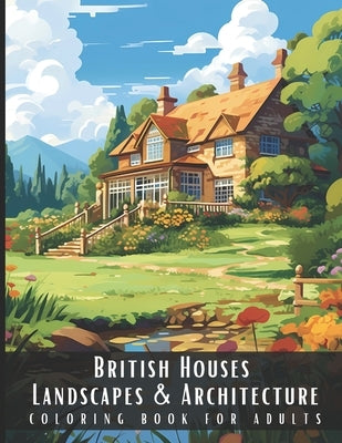 British Houses Landscapes & Architecture Coloring Book for Adults: Beautiful Nature Landscapes Sceneries and Foreign Buildings Coloring Book for Adult Paperback Independently Published