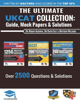 The Ultimate UKCAT Collection: 3 Books In One, 2,650 Practice Questions, Fully Worked Solutions, Includes 6 Mock Papers, 2019 Edition, UniAdmissions Paperback Rar Medical Services