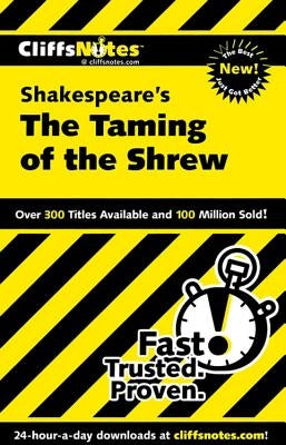 CliffsNotes on Shakespeare's The Taming of the Shrew Paperback Houghton Mifflin