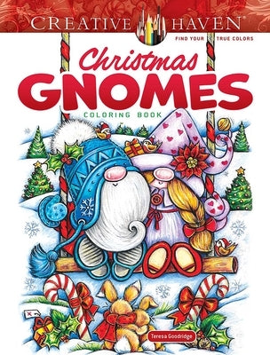 Creative Haven Christmas Gnomes Coloring Book Paperback Dover Publications