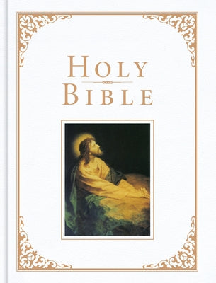KJV Family Bible, White Imitation Leather-Over-Board Bible Holman Bibles