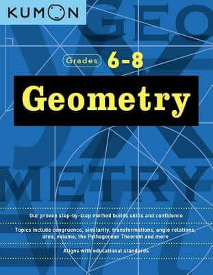 Kumon Grades 6-8 Geometry Paperback Kumon Publishing North America
