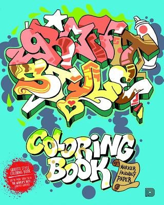 Graffiti Style Coloring Book Paperback Dokument Forlag