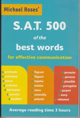 SAT 500 of the Best Words Paperback Retail Advisory Service