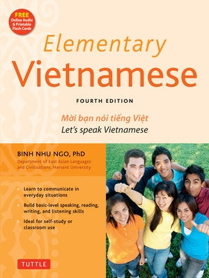 Elementary Vietnamese: Let's Speak Vietnamese, Revised and Updated Fourth Edition (Free Online Audio and Printable Flash Cards) Paperback Tuttle Publishing