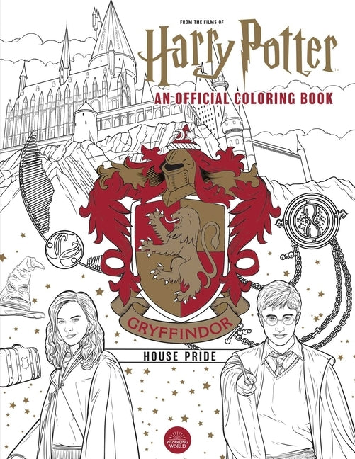 Harry Potter: Gryffindor House Pride: The Official Coloring Book: (Gifts Books for Harry Potter Fans, Adult Coloring Books) Paperback Insight Editions
