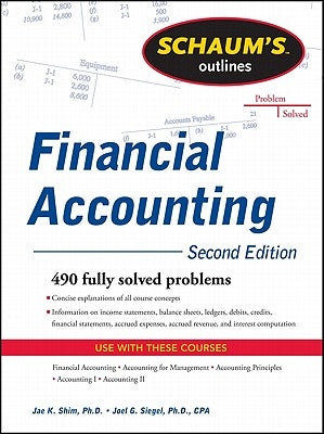 Schaum's Outline of Financial Accounting, 2nd Edition Paperback McGraw-Hill Companies