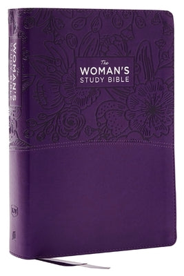 Kjv, the Woman's Study Bible, Purple Leathersoft, Red Letter, Full-Color Edition, Comfort Print: Receiving God's Truth for Balance, Hope, and Transfor Bible Thomas Nelson