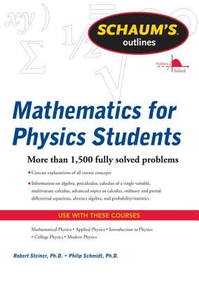 Mathematics for Physics Students Paperback McGraw-Hill Companies